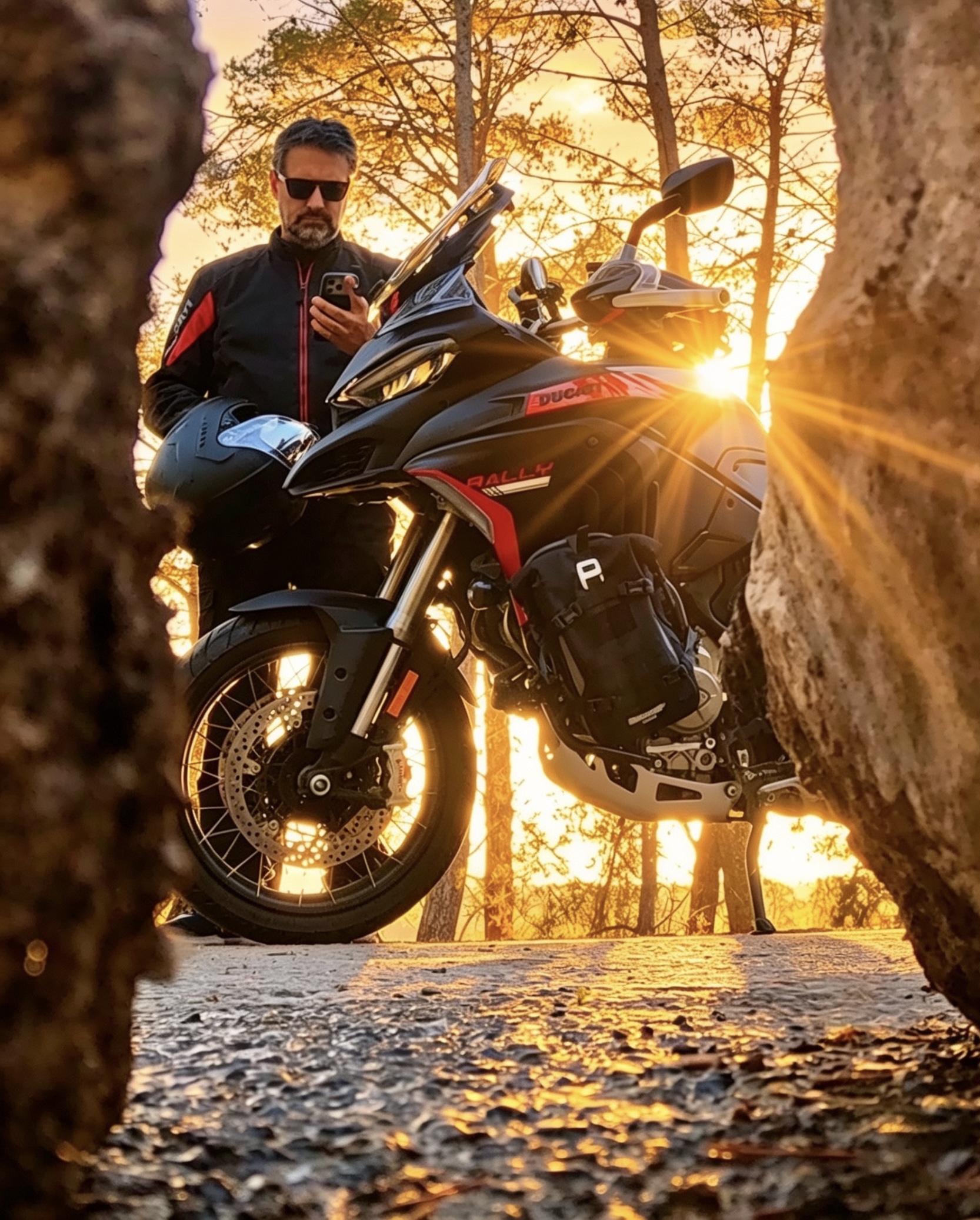 Gruppo di bikers